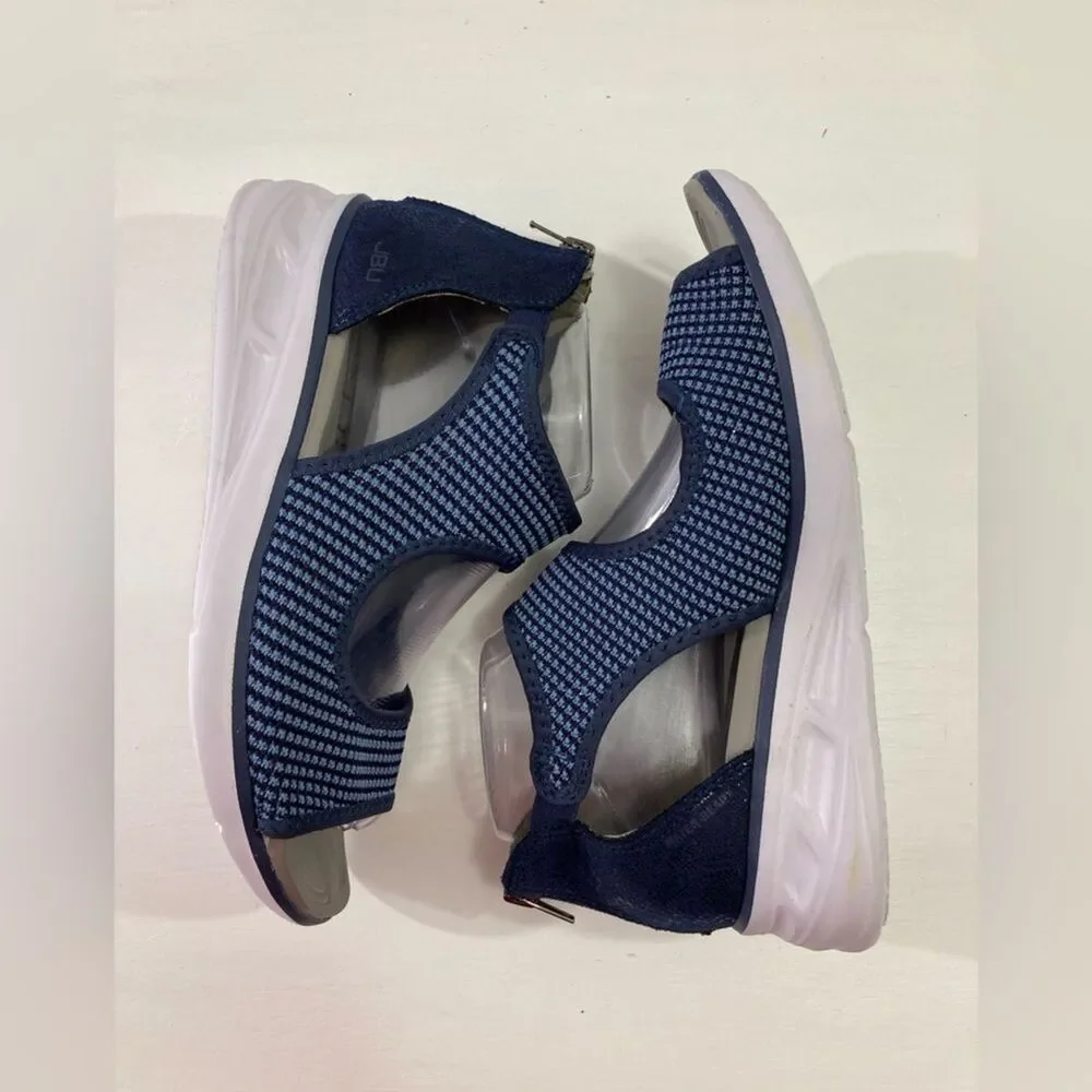 JBU by Jambu Margot Sandals Womens 9W Blue Slip On Comfort Casual B2MRT73